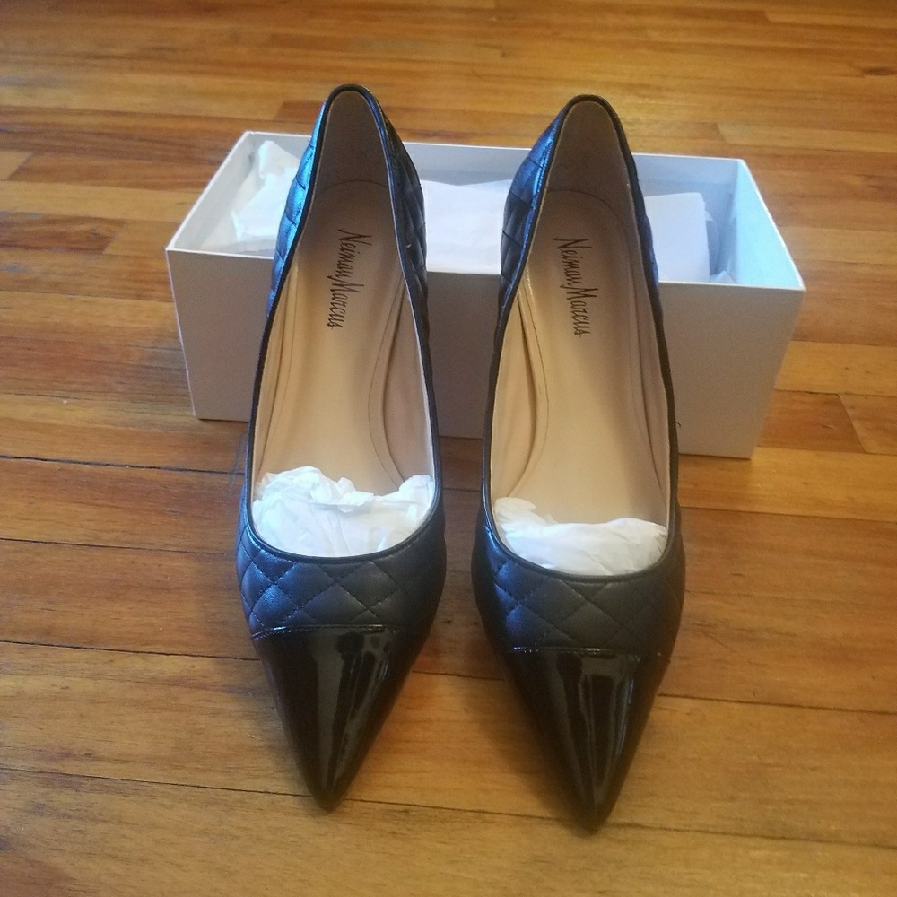 Absolutely Stunning: Quilted & Patent leather heel